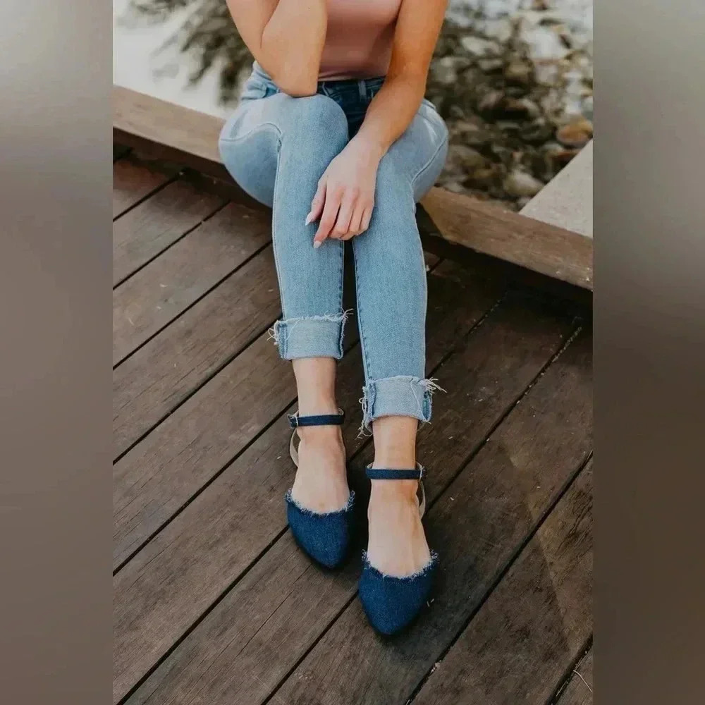 Denim Dash flats